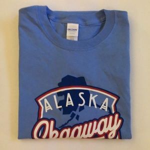 Skagway AK T-Shirt Men’s Sz XXL Lt Blue NWT